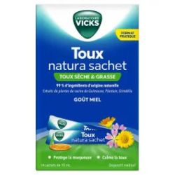 Toux Natura Sirop Sachet 14X10Ml