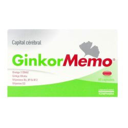 Ginkor Memo Caps Capital Cérébral B/60