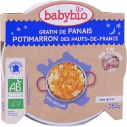 BABYBIO Junior Alim Inf Nuit Grat Panais 260G