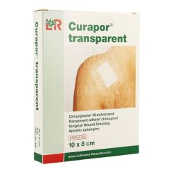 Curapor® transparent pansement chirurgical 8cmx10cm - Stérile