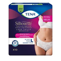 Tena Silhouette Plus Tb L Blc X10