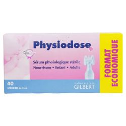 GILBERT PHYSIODOSE 20 FILTRES JETABLES POUR MOUCHE BÉBÉ + 2