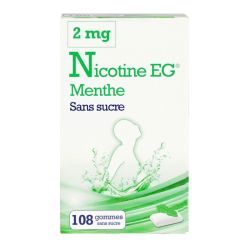 Nicotine Eg 2Mg Gom Méd Ss Suc Ment Plq/108