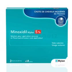 Minoxidil 5% Mylan Sol Ext 60Ml 3