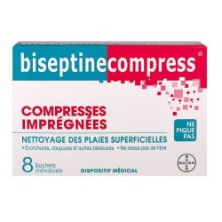 Biseptinecompress Sac Bt 8