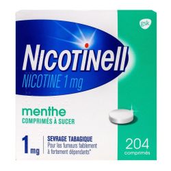 Nicotinell 1 Mg Cpr A Sucer Menthe Plq/204