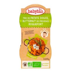 BABYBIO Trio Patates Douces Roquefort