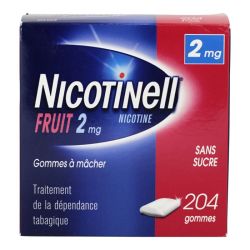 Nicotinell 2Mg Gomme Fruit S/S204 Nr!