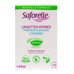 Saforelle Lingette Biodeg Bte 10