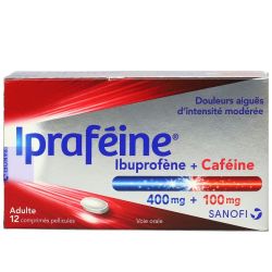 Iprafeine 400Mg/100Mg Cpr 12