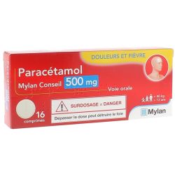 Paracetamol 500Mg Mylan Cons Cpr16