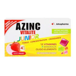 Azinc Vitalite Junior Cpr Croq Fraise B/30