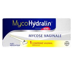 Mycohydralin Cpr Vag 500Mg Bt1