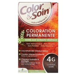 Color & Soin Kit Coloration Permanente 4G Châtain Doré