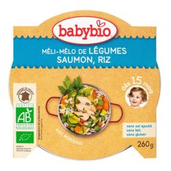 Babybio Junior Alim Inf Lég Saumon Riz 260G