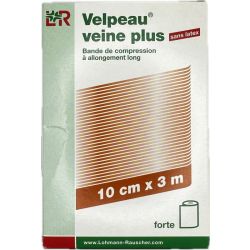 Velpeau veine plus sans latex 3mx10cm forte LPP