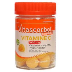 Vitascorbol Gommes Vitc 1000Mg 30
