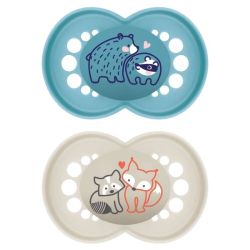 Sucet Mam Origin Natur Sil 18+M X2