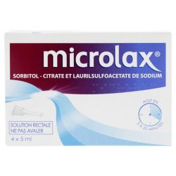 Microlax Sol Rectale Unidose 4