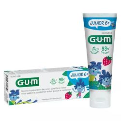 Gum Dentif Juni 6+ fraise50Ml
