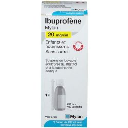Ibuprofene 20Mg/Ml Mylan S/S 200Ml