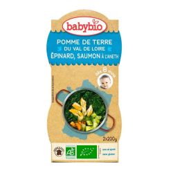 Babybio Alim Inf Pdt Épinards Saumon 2/200G