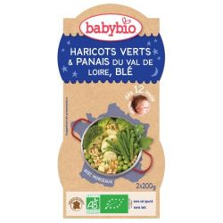 Babybio Alim Inf Nuit Haric Panais Blé 2/200G