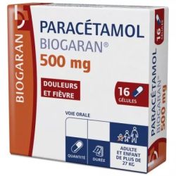 Paracetamol 500Mg Biogar Gelule 16