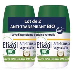 Etiaxil Anti-transpirant Végétal BIO 48H 50Mlx2