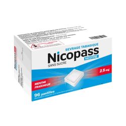 Nicopass 2,5Mg S/S Menthe Past 96