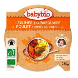 Babybio Junior Alim Inf Lég Basq Poulet 260G