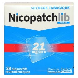 Nicopatchlib 21mg 24h 28 dispositifs transdermiques
