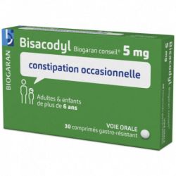 Bisacodyl 5Mg Biog Cons Cpr 30