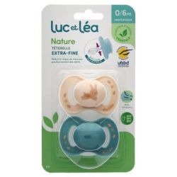 Luc&Lea Sucette Nature 0-6Mois