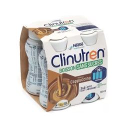 Clinutren Bois S/Sucre Cappu 200X4