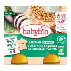 Babybio Menu Auber/Pois Chi 2X200G
