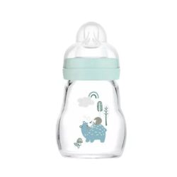 Bib Mam Verre Tetin Deb1 Bleu170Ml