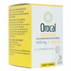 Orocal D3 500Mg/400Ui Cpr 60