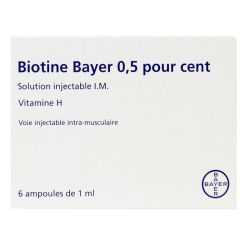 Biotine Bayer 0,5% Amp Im 1Ml 6