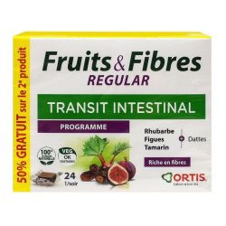 Fruits Et Fibres Lot De 2 X 24 Cubes