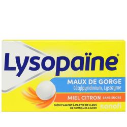 Lysopaine Cetyl Miel Cpr S/S 18X2