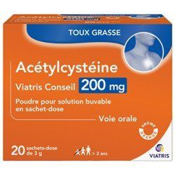 Acetylcysteine 200Mg Viatris Sach 20