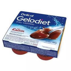 Gelodiet Eau Gélifiée Raisin 4P/120G
