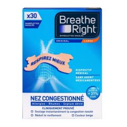 Breathe Right Band Nasal Origi X30