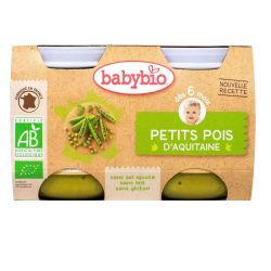 BABYBIO Alim Inf Pdt Petits Pois 2P/130G