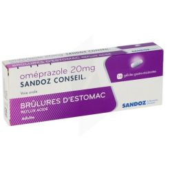 Omeprazole 20Mg Sandoz Conseil Gel 14