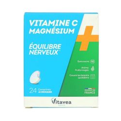 Nutrisante Vit C+Magnésium Cpr Croq 2T/12