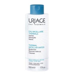 Uriage Eau Micellaire Thermale Peaux normales à sèches 500Ml