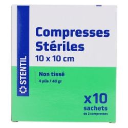 Stentil Comp N/Tisses 10X10 10X2