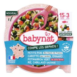 Babynat Leg/Riz/Cabillaud 200G